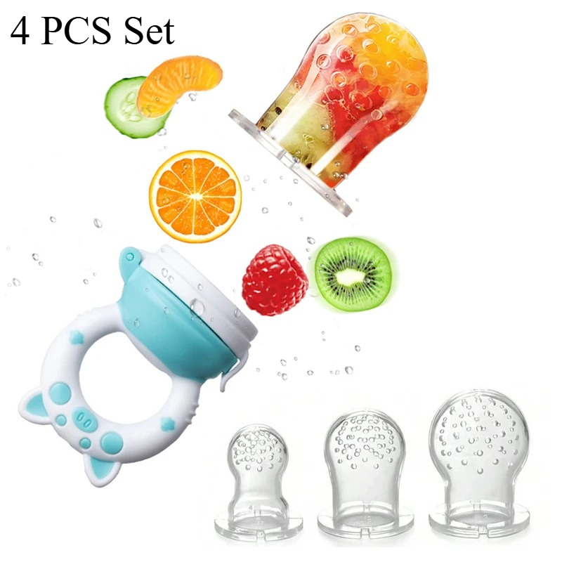Baby Food Diet - 4 قطع/مجموعة مغذيات فواكه وخضروات من
