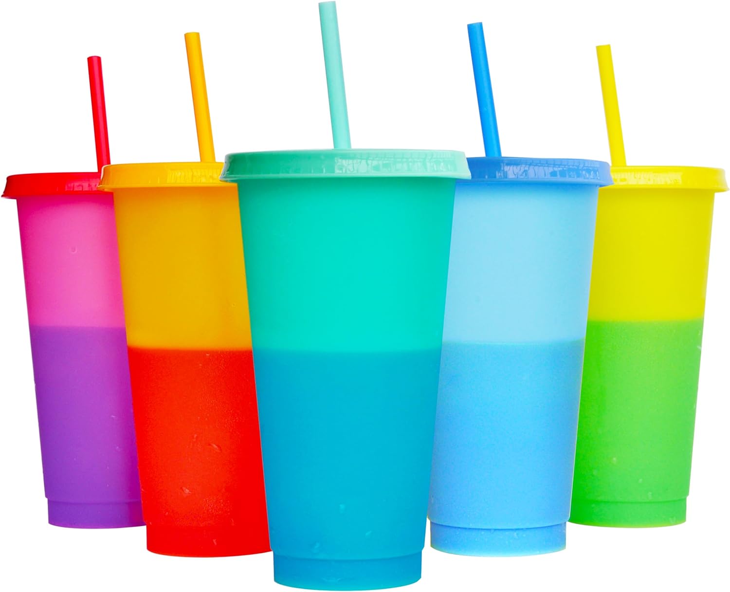 Training Cup Straw - حزمة من 3 أكواب بلاستيكية لطيفة