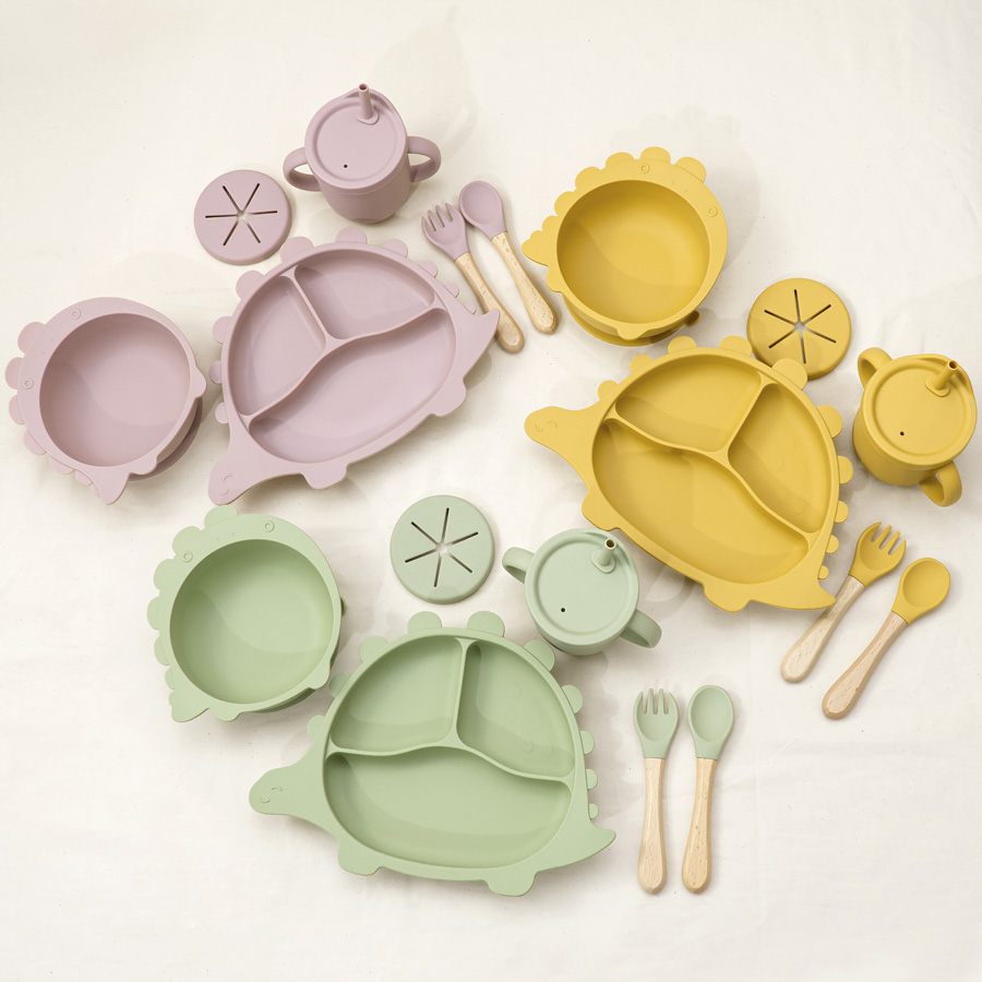 Baby Food Weaning - أدوات مائدة جديدة للأطفال بتصميم لطيف،