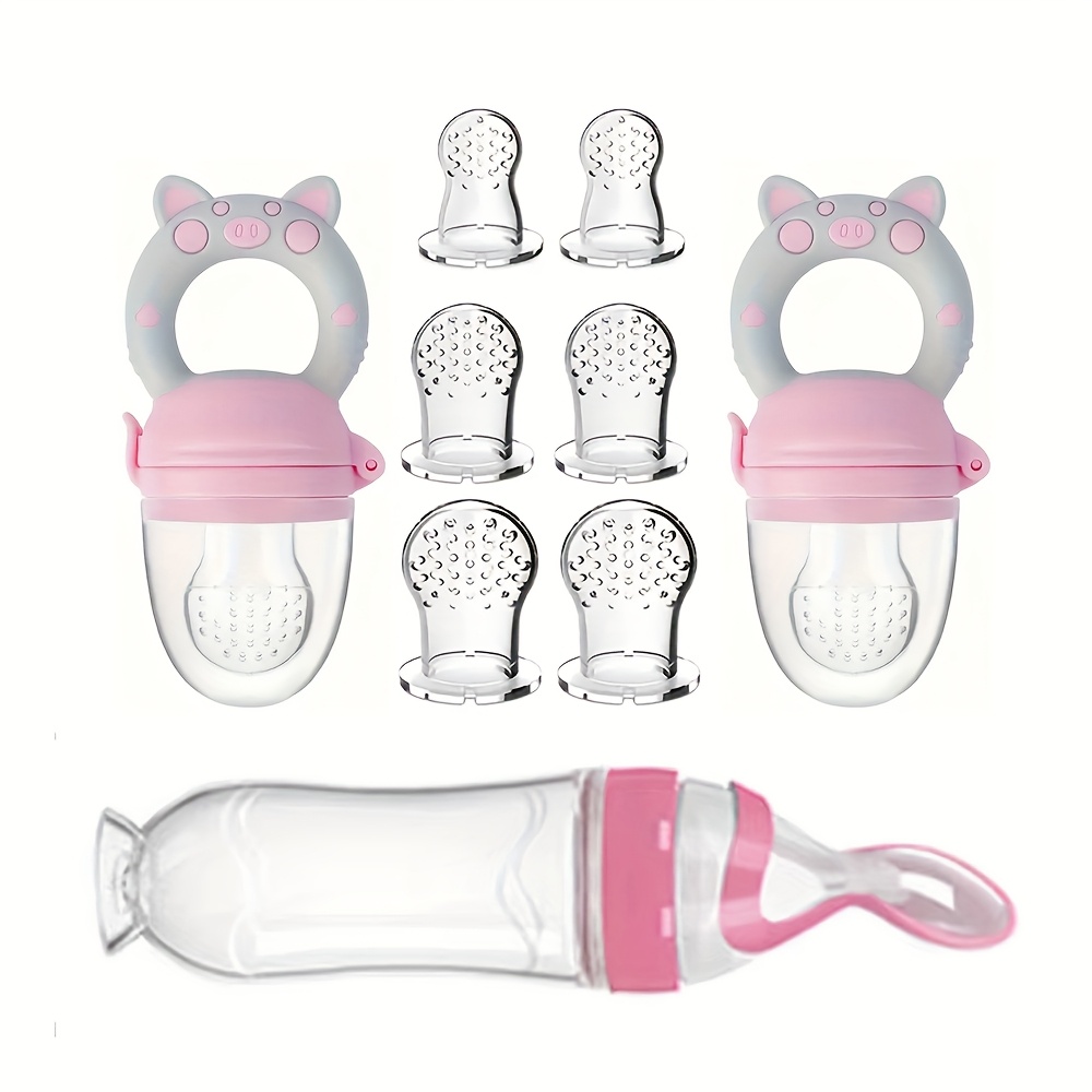 Baby Food Dispensing Spoon - 9 قطع من أدوات المائدة للتغذية: