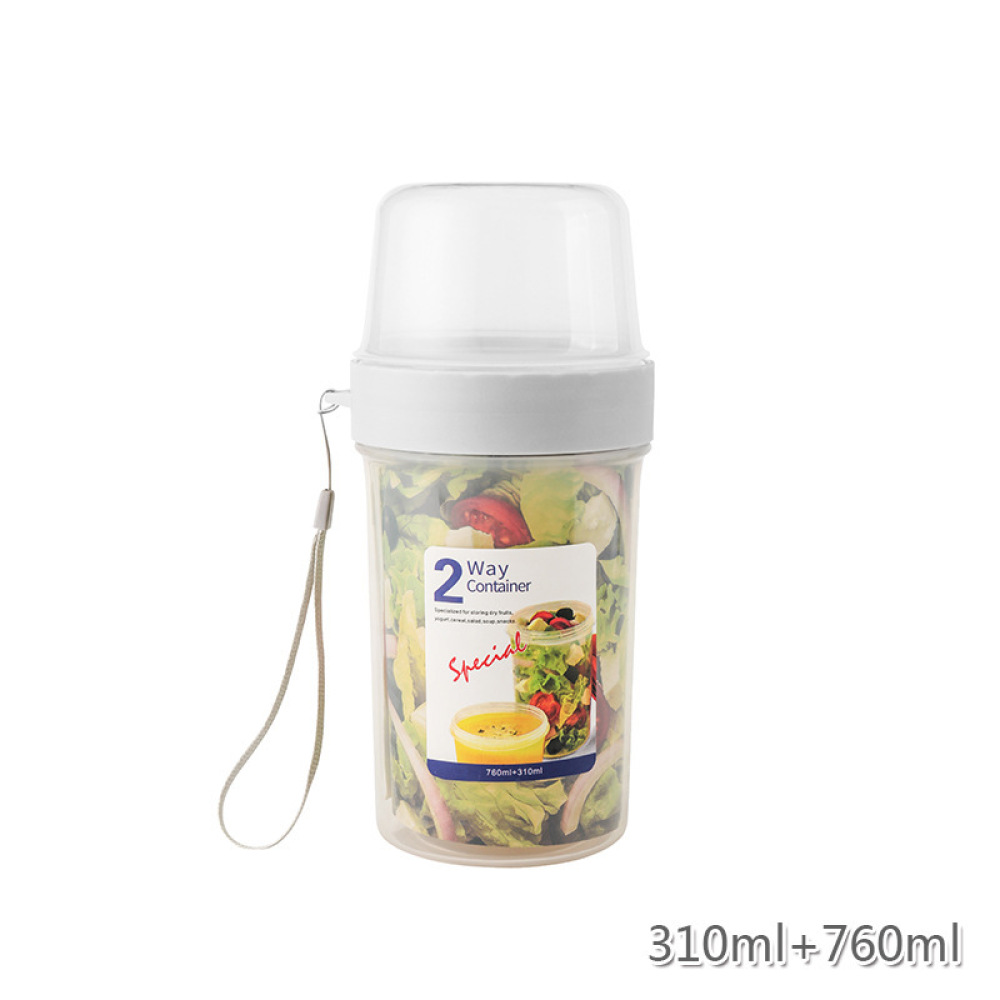 Baby Food Yogurt - حاوية طعام محمولة مزدوجة الطبقات مانعة