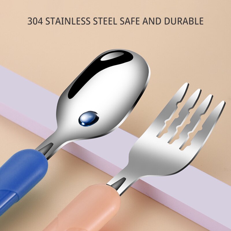 قطعتان من أدوات المائدة للأطفا - مراجعة Baby Food Utensils وسعره