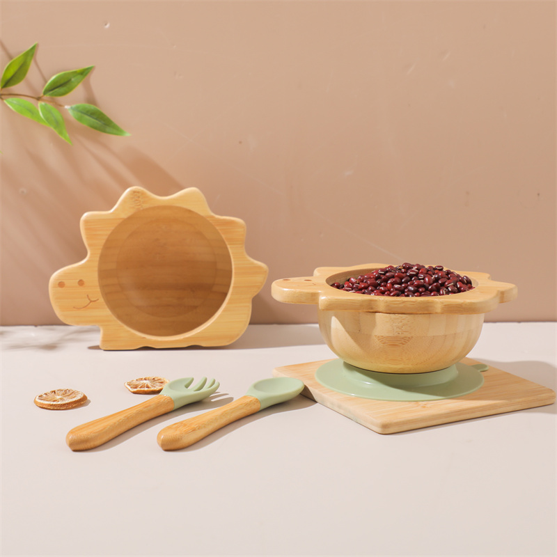 طفل خشبي ديناصور أدوات المائدة - مراجعة Baby Food Dispensing Spoon وسعره