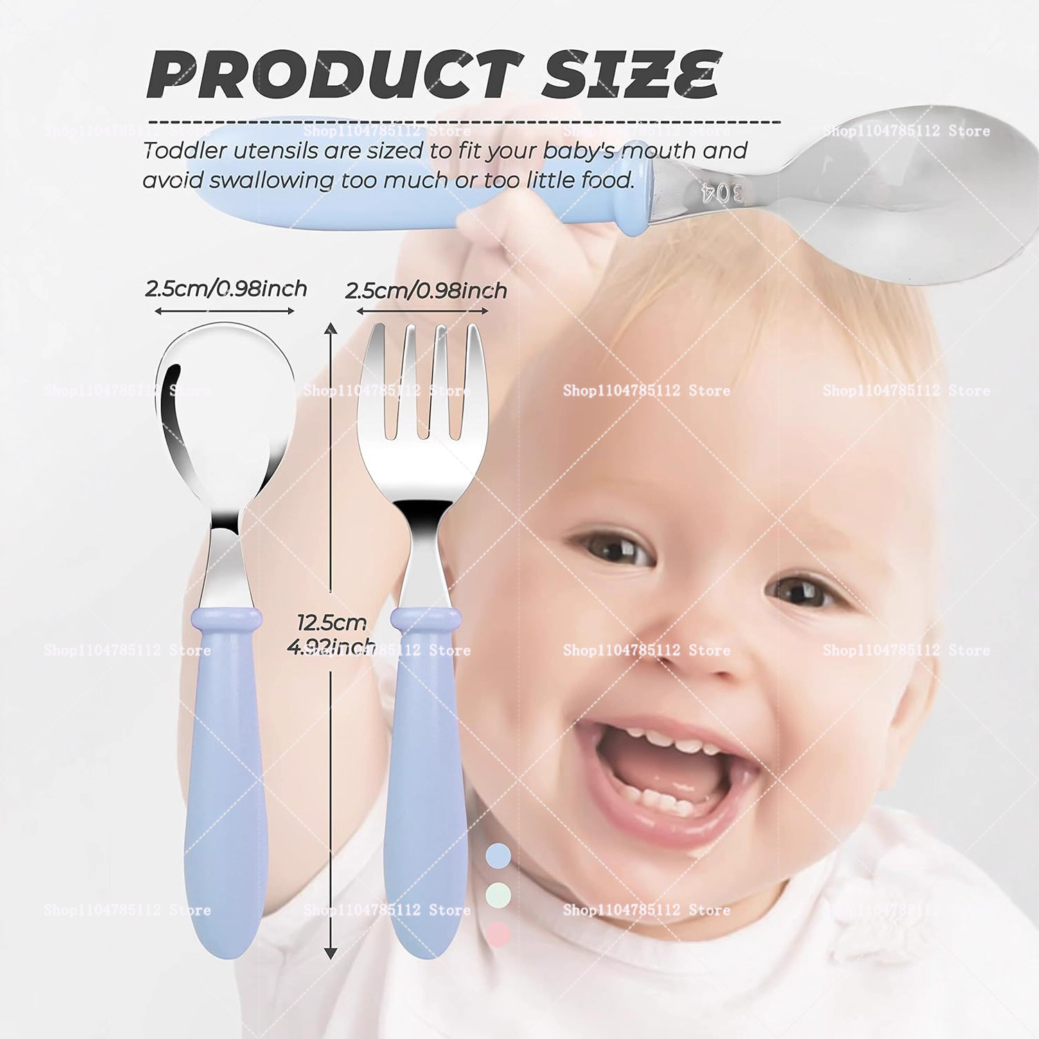 طقم ملاعق وشوك من الفولاذ المق - مراجعة Weaning Spoon Set وسعره
