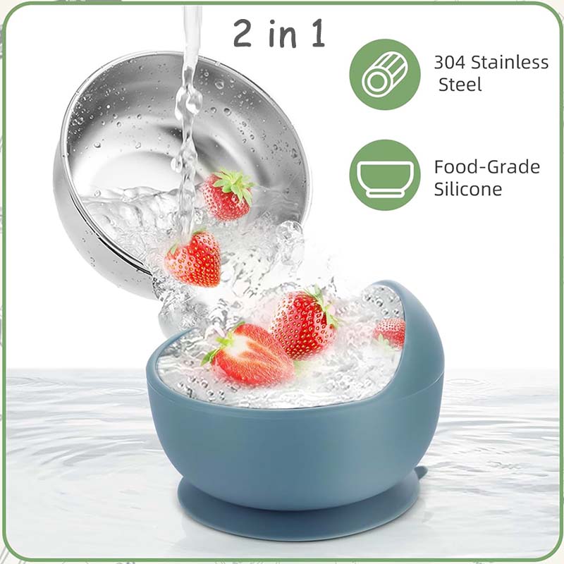 3 قطعة مجموعة وعاء تغذية الطفل - مراجعة Baby Food Dispensing Spoon وسعره