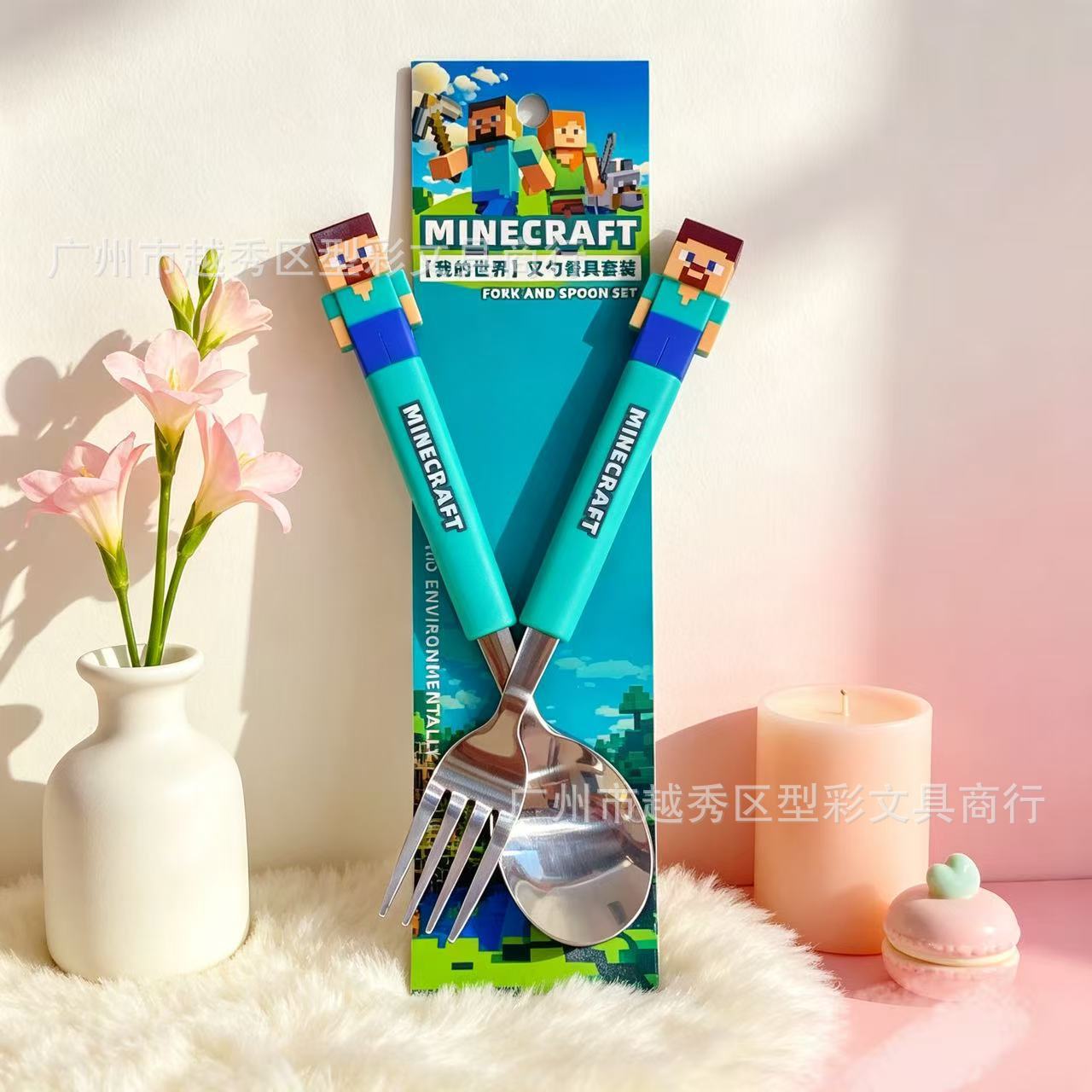 طقم شوكة وملعقة مرح للأطفال بم - مراجعة Weaning Spoon Set وسعره
