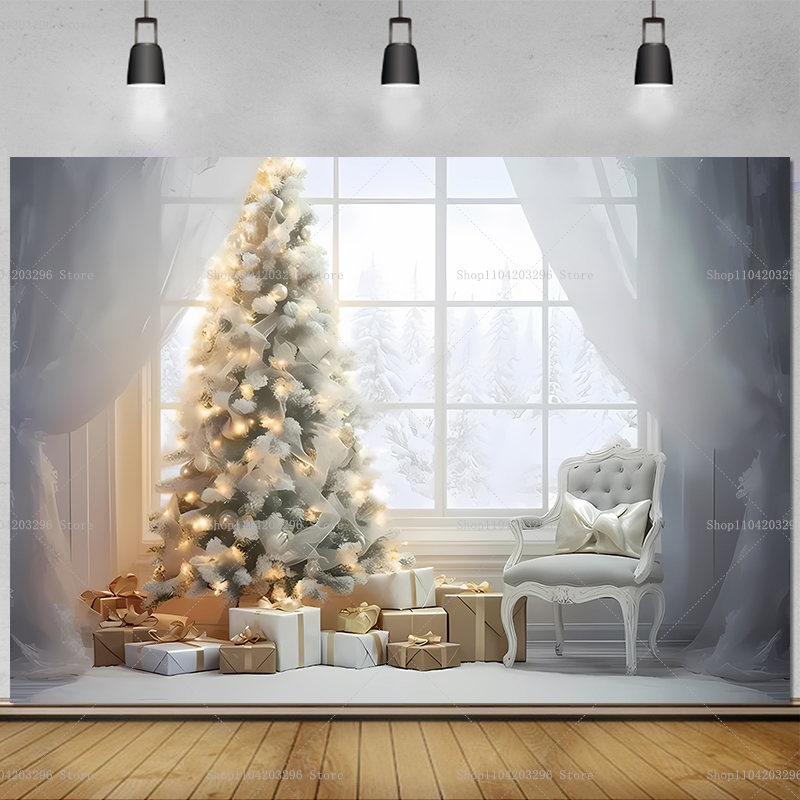 خلفية بيضاء لعيد الميلاد مع شج - مراجعة Baby Xmas Food وسعره