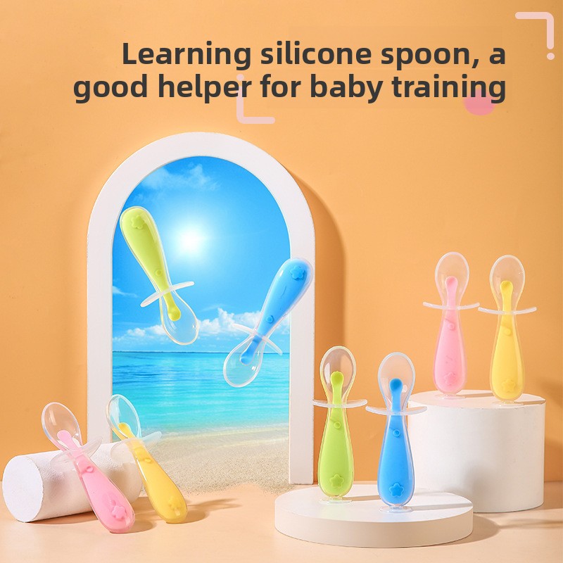 ملعقة سيليكون للأطفال، معجون أ - مراجعة Baby Food Dispensing Spoon وسعره