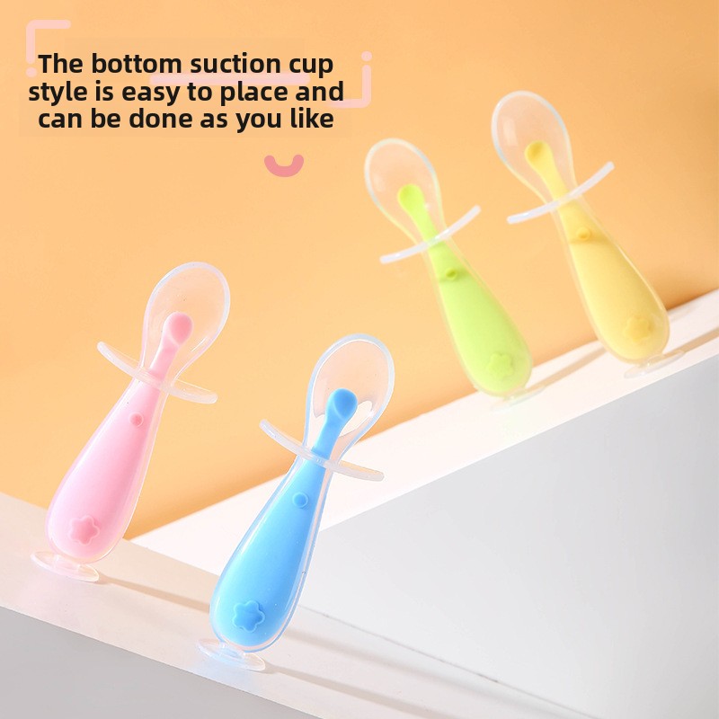 ملعقة سيليكون للأطفال، معجون أ - مراجعة Baby Food Dispensing Spoon وسعره