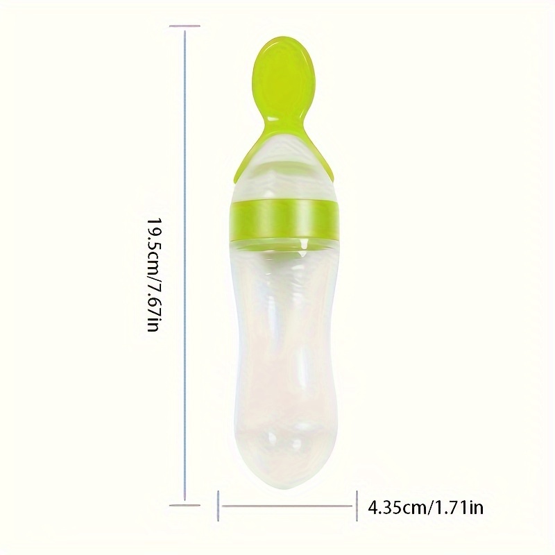 زجاجة سيليكون لتغذية الأطفال م - مراجعة Baby Food Dispensing Spoon وسعره