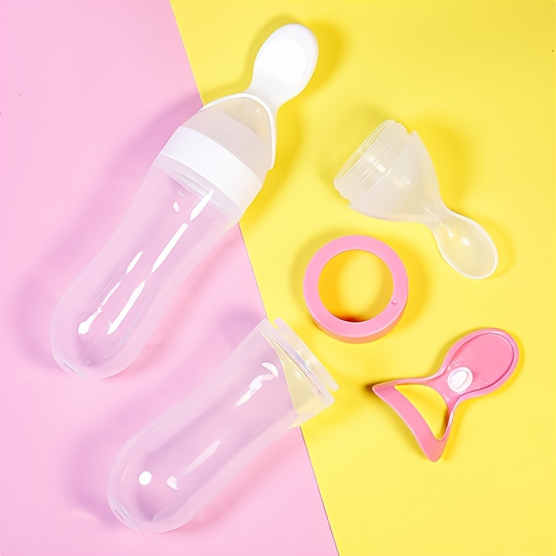 زجاجة سيليكون لتغذية الأطفال م - مراجعة Baby Food Dispensing Spoon وسعره