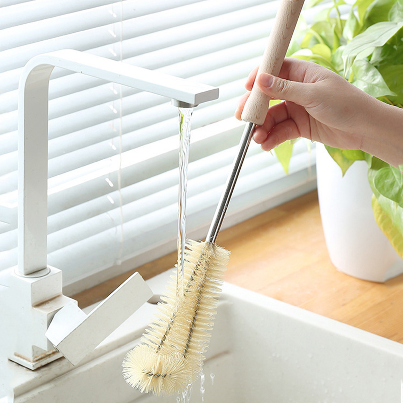 فرشاة تنظيف الزجاجات بمقبض خشب - مراجعة Baby Food Dispensing Spoon وسعره