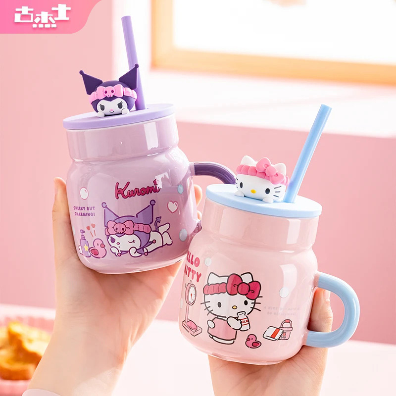 سانريو 450 مللي كوب سيراميك مر - مراجعة Training Cup Straw وسعره
