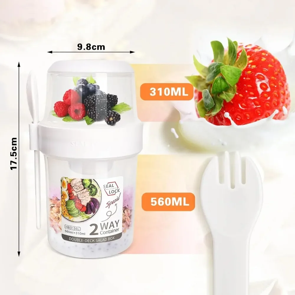 كوب سلطة أكواب الإفطار المحمول - مراجعة Weaning Spoon Set وسعره