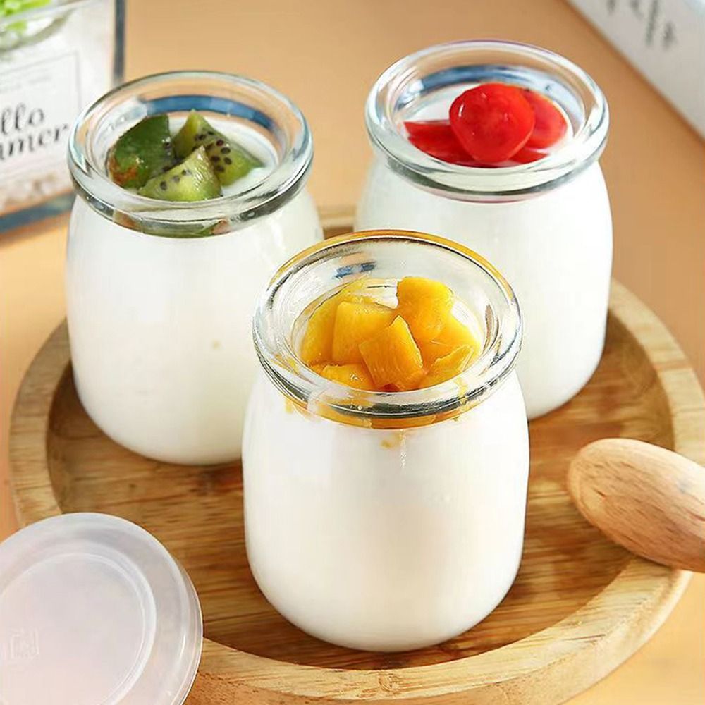 كوب تخزين زجاجي بغطاء ، برطمان - مراجعة Baby Food Yogurt وسعره
