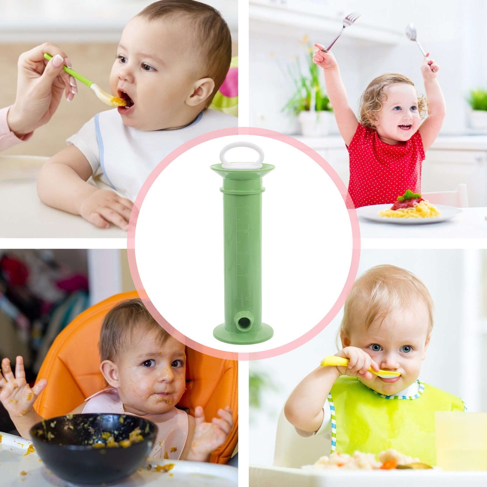 موزع طعام الأطفال، مستلزمات تغ - مراجعة Baby Food Yogurt وسعره