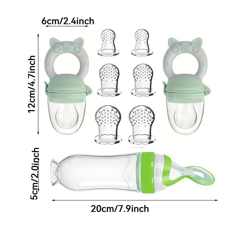 9 قطع من أدوات المائدة للتغذية - مراجعة Baby Food Dispensing Spoon وسعره