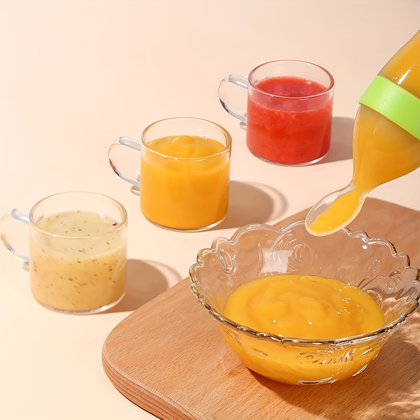 9 قطع من أدوات المائدة للتغذية - مراجعة Baby Food Dispensing Spoon وسعره
