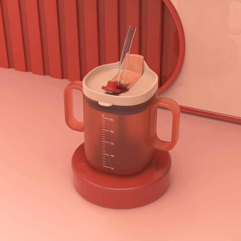 كوب ماء للأطفال 300 مل، كوب شر - مراجعة Training Cup Straw وسعره