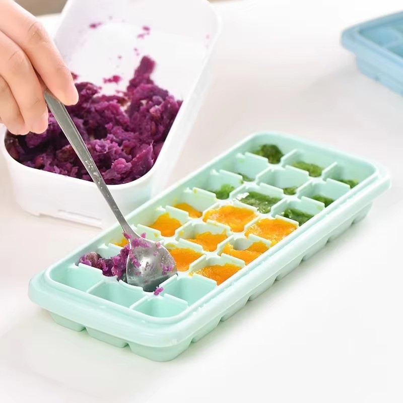 صينية مكعبات الثلج من السيليكو - مراجعة Baby Food Jelly وسعره