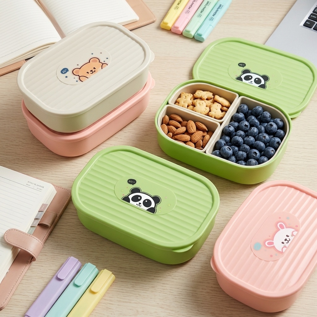 صندوق غداء بلاستيكي لطيف للأطف - مراجعة Baby Food Fruits وسعره